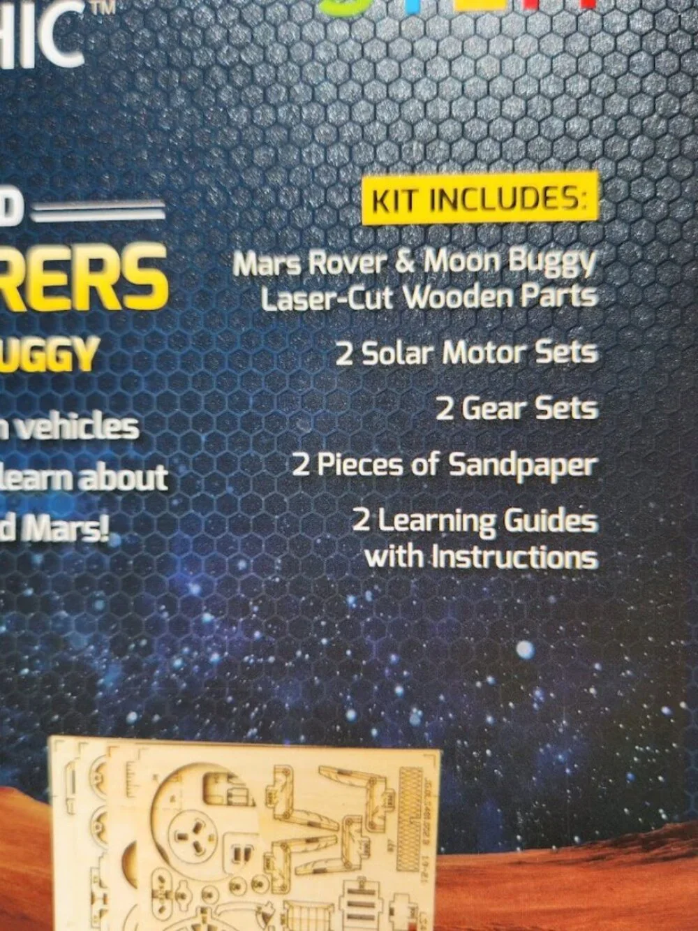 NEW NATIONAL GEOGRAPHIC Solar Model Kit Wooden 3D Puzzle Models NASA Space Explo